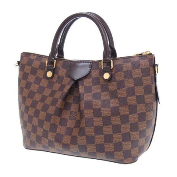 Louis Vuitton Damier Ebene Sienna Shoulder Bag Brown - Picture 3 of 8
